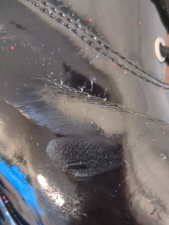 Glossy Black Lace-Up Platform Boots - Picture 9 of 13